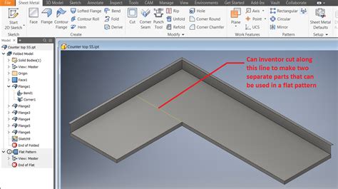 how to flatten a sheet metal part in inventor|autodesk inventor flatten.